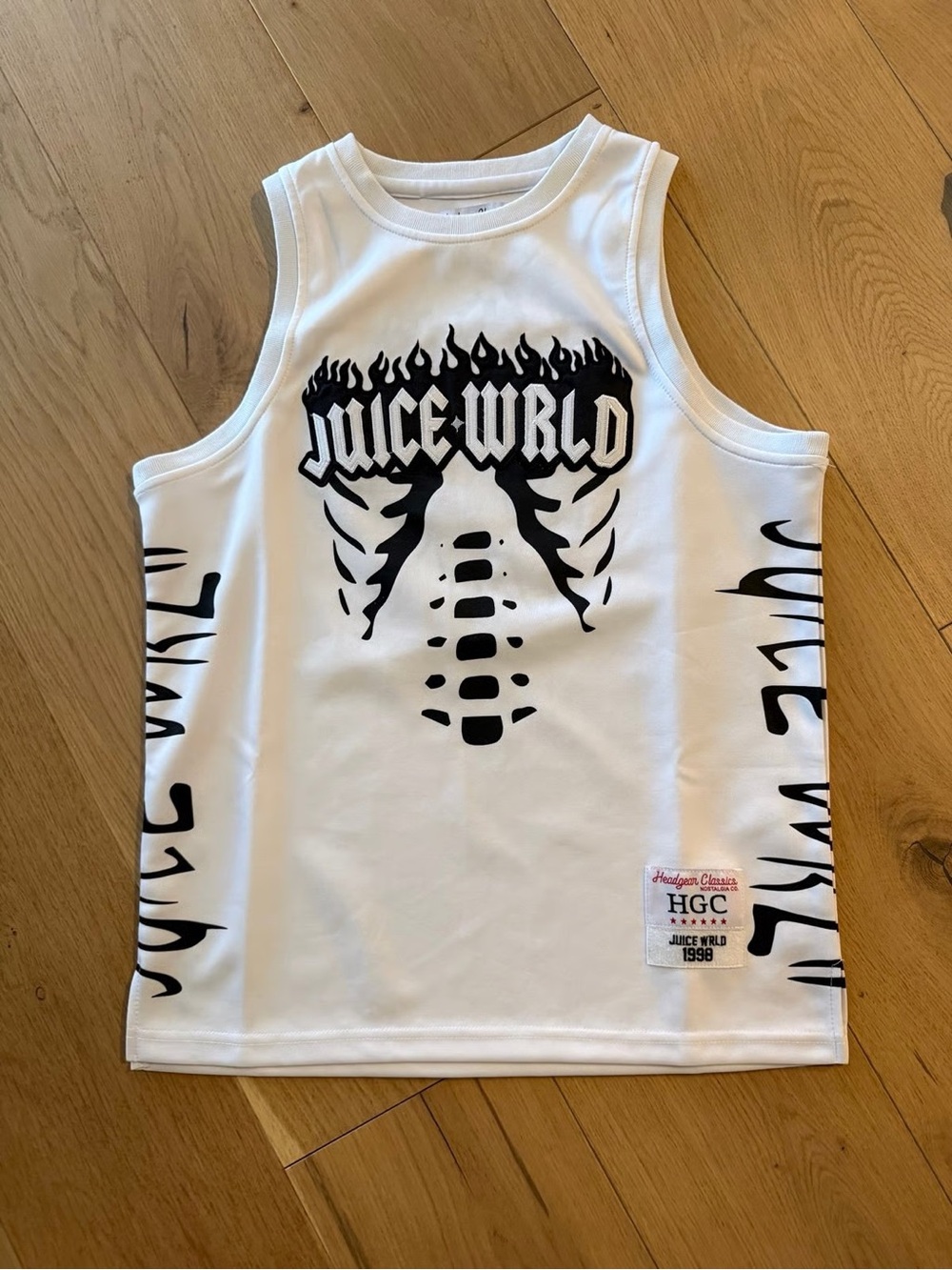 headgear classics juice world jersey Red size small